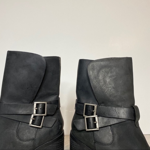 New! Korks Meegan Mid Shaft Black Leather Boot 9.5 - Picture 8 of 14